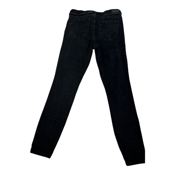 STS Blue Women’s Alice Ankle Skinny Black Jeans Size 27 Cotton Button Fly - Picture 3 of 11